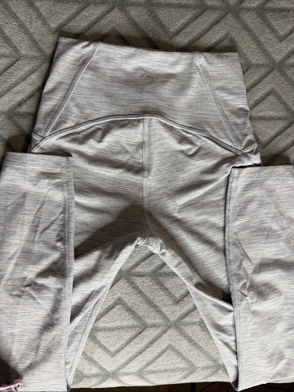 lululemon athletica women High-Rise Leggings in Heathered Light Gray